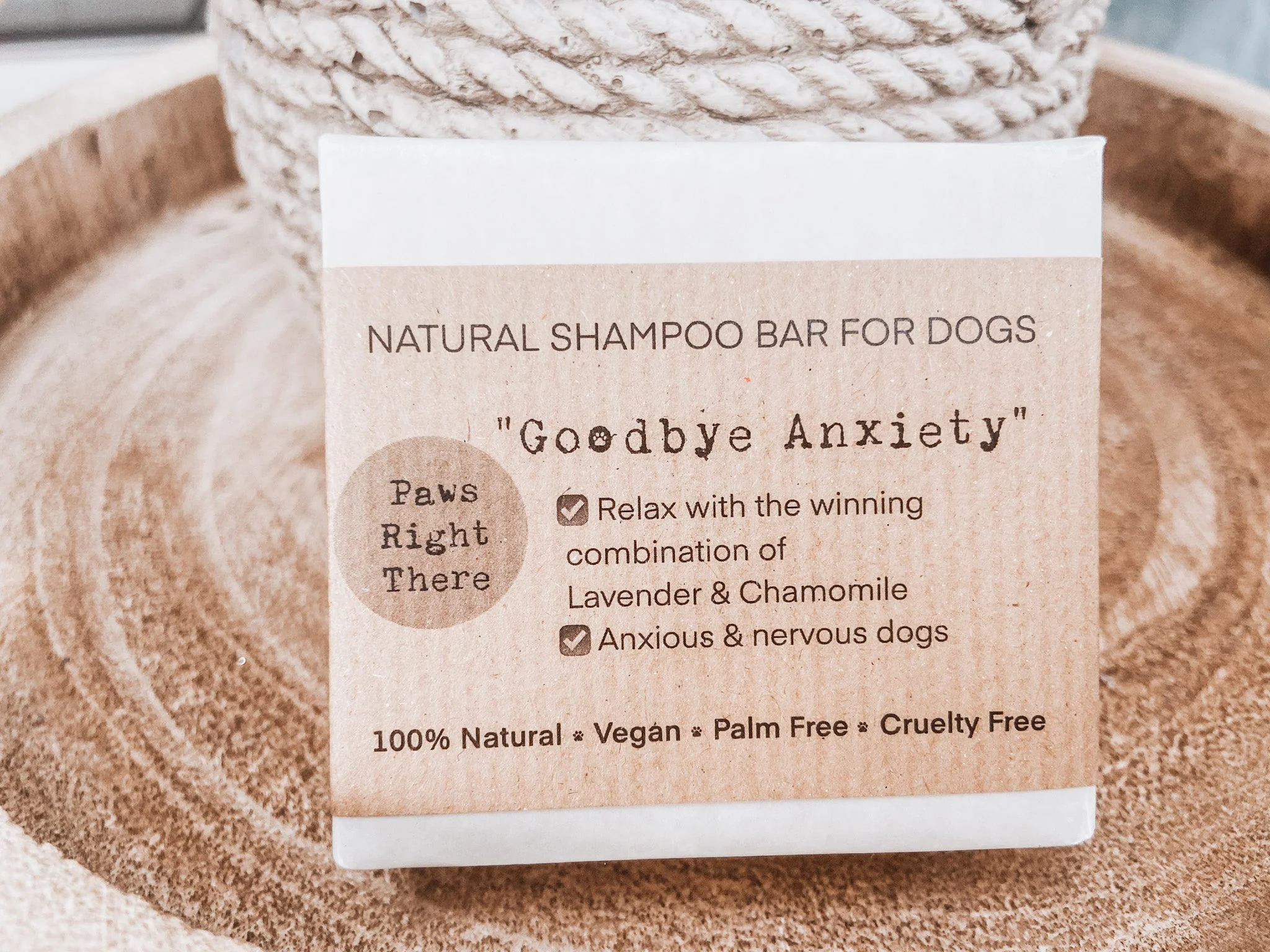 Natürlicher Hundeshampoo-Riegel "Goodbye Anxiety"